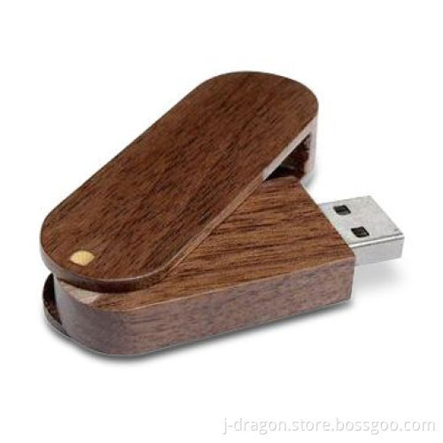 Wooden Flash Drive with USB2.0 Interface, Plug-and-play Function, High-performance and Speed